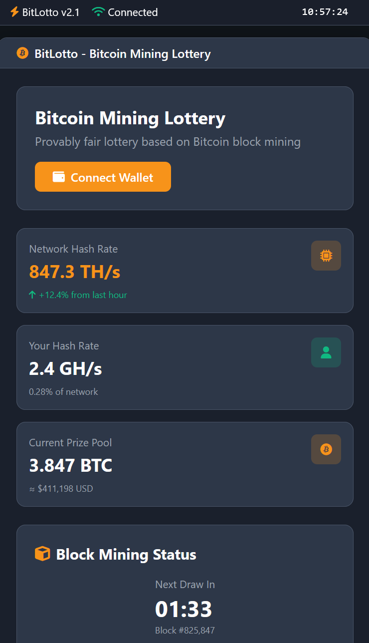 BitLotto - Android Bitcoin Mining Lottery