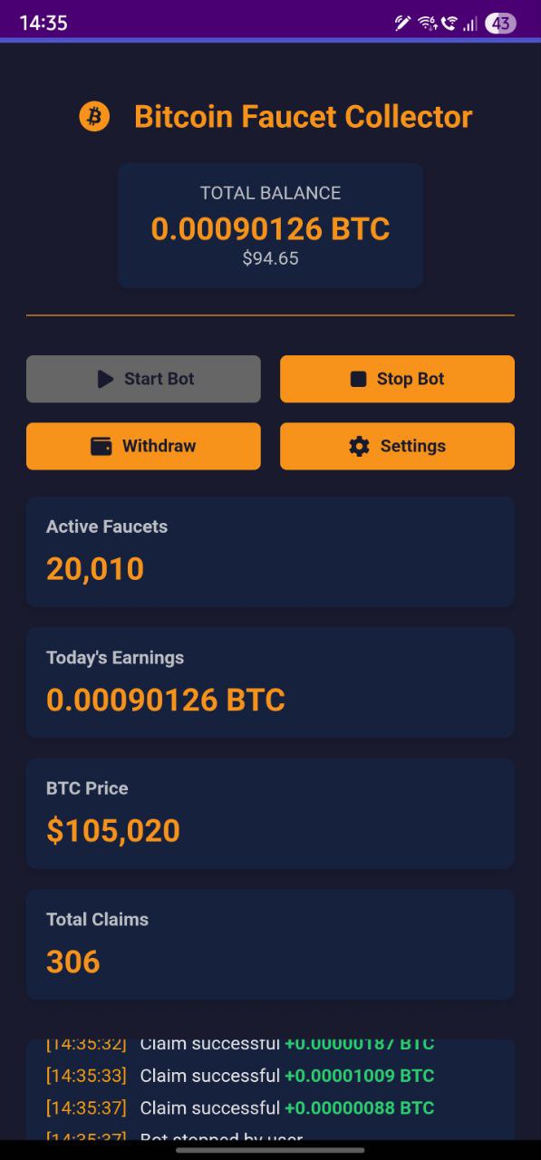 FaucetPay - Bitcoin Faucet Collector APK for Android